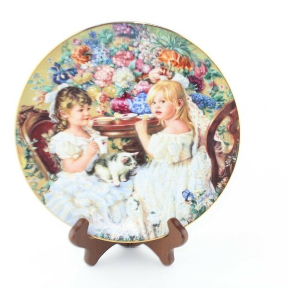 "The Tea Party" Collectible Plate - Picture 5 of 12
